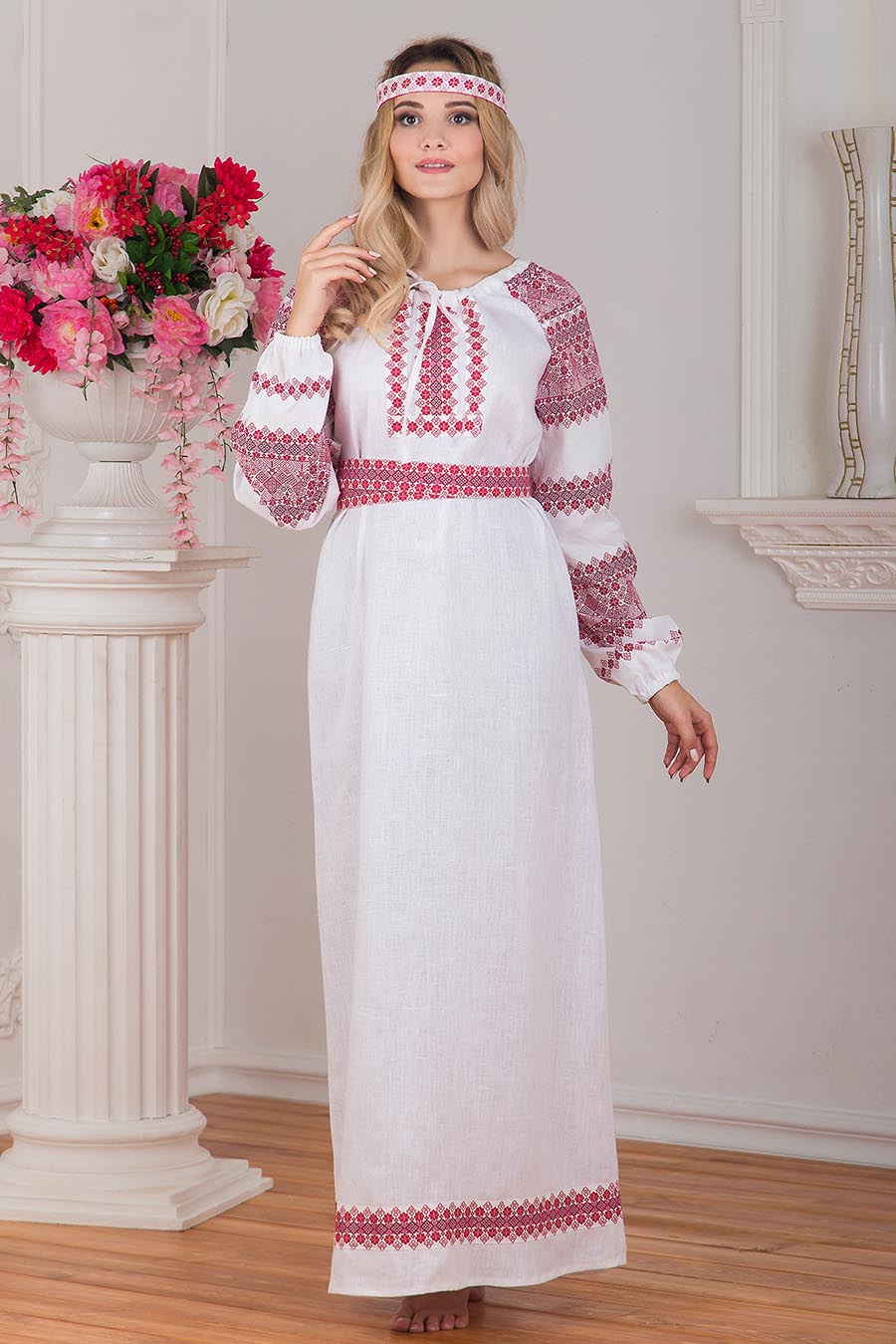 A playful frame from Women in Slavic costumes — online in Jakarta